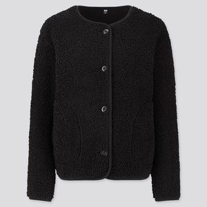 Pile-Lined Fleece Jacket